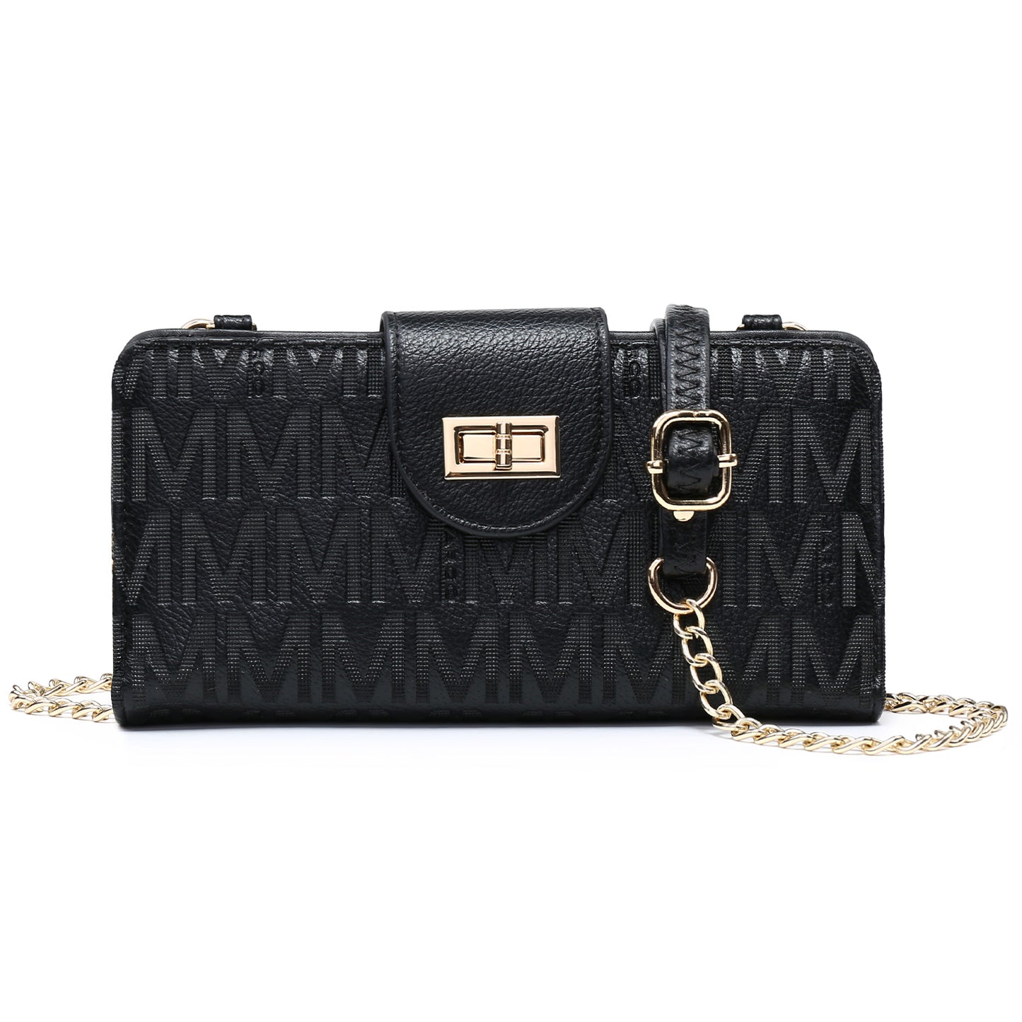 MKP COLLECTION Women Fashion Small Crossbody Shoulder Bag Cell Phone Zip Wallet Purse and Handbags Clutch Credit Card Holder with Chain Strap