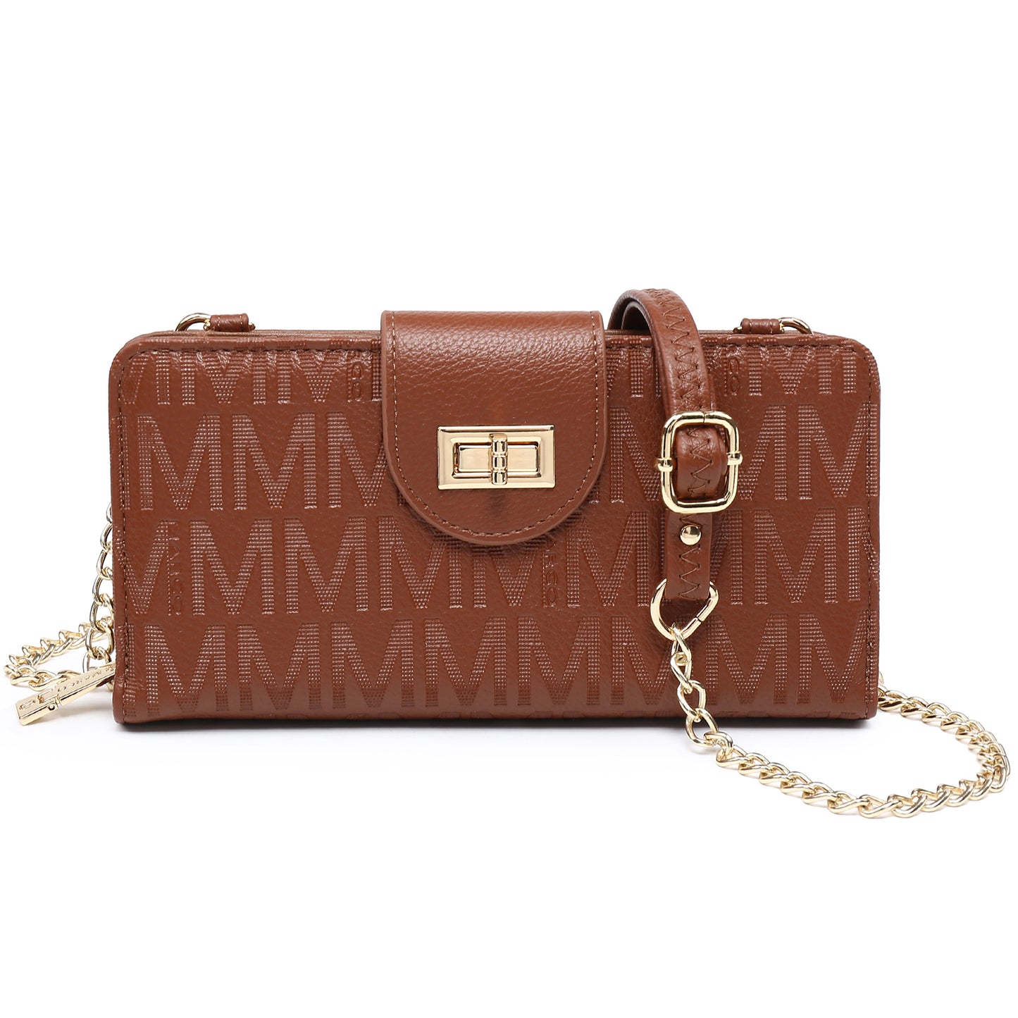 MKP COLLECTION Women Fashion Small Crossbody Shoulder Bag Cell Phone Zip Wallet Purse and Handbags Clutch Credit Card Holder with Chain Strap